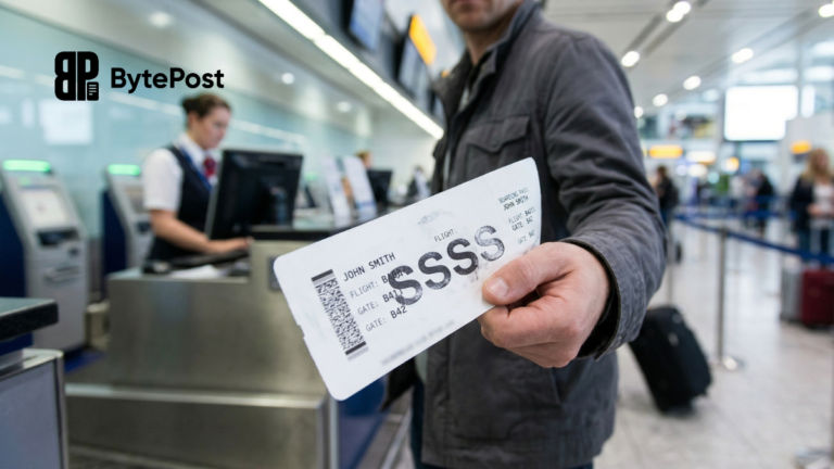 SSSS on your flight Ticket