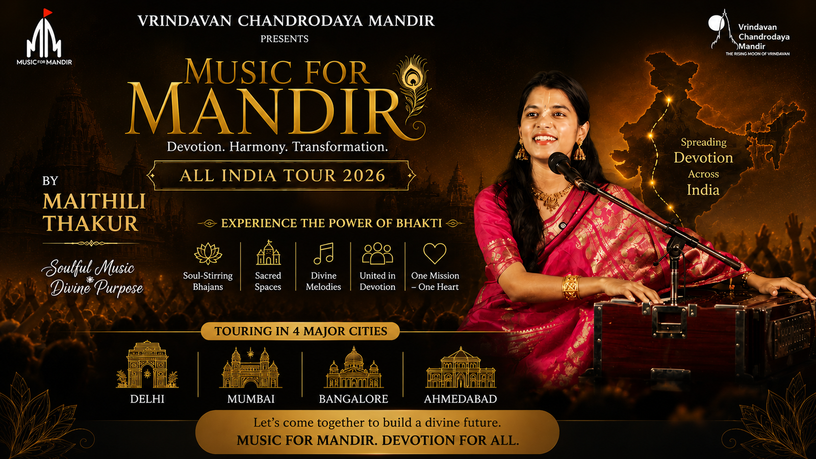 Maithili Thakur - Music for Mandir - Bhakti Jamming Concert